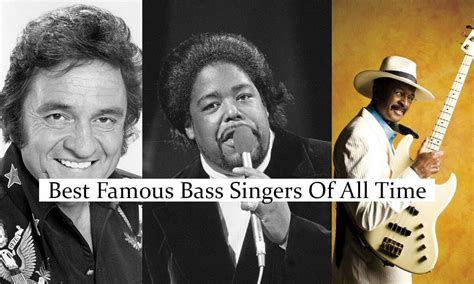 greatest bass singers|8 Famous Bass Singers of All Time [Opera 2024].